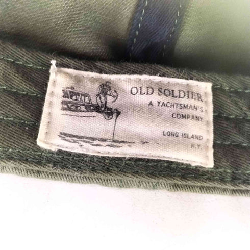 OLD SOLDIER CROSSFLAGS 刺繍入り 6パネル キャップ american casual メンズ