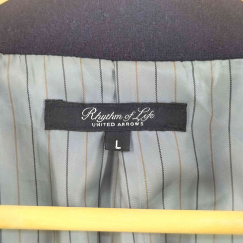 リズムオブライフユナイテッドアローズ Rhythm of Life UNITED ARROWS ウール Pコート メンズ import:L