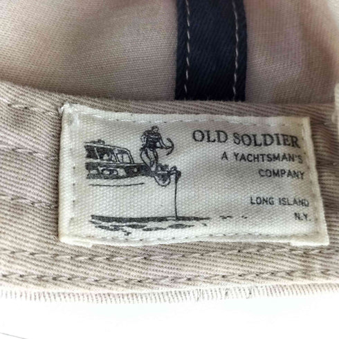 OLD SOLDIER BOAT REPAIP 刺繍入り 6パネル キャップ american casual メンズ
