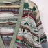 クージー COOGI 90s マルチボーダー 3D ニット カーディガン メンズ import:L