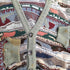クージー COOGI 90s マルチボーダー 3D ニット カーディガン メンズ import:L