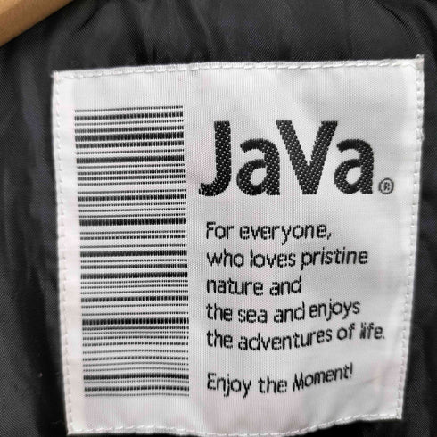 ジャバ JaVa レイヤード衿比翼デザインヴィンテージ調レザージャケット レディース JPN:XL