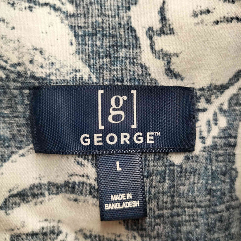 ジョージ GEORGE 総柄 アロハシャツ メンズ JPN:L