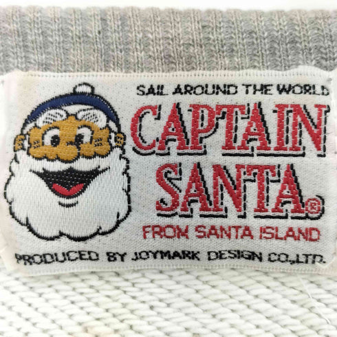 キャプテンサンタ CAPTAIN SANTA 80s プリント クルーネック スウェット メンズ import:L
