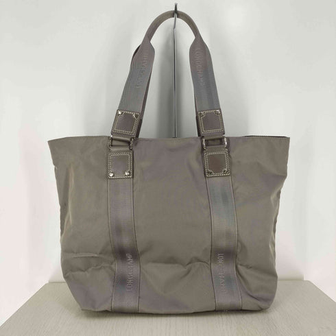 ロンシャン LONGCHAMP 型押し ナイロン ハンドバッグ レディース