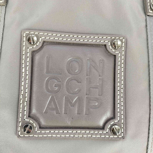 ロンシャン LONGCHAMP 型押し ナイロン ハンドバッグ レディース