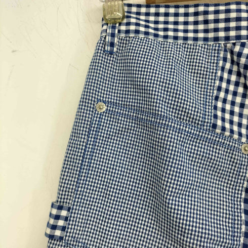 エックスガール X-girl GINGHAM PLAID DOUBLE KNEE WORK PANTS レディース JPN:2