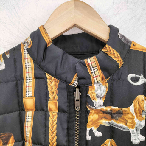 バーバリーズ BURBERRYS 90S リバーシブルライナー 動物柄 レディース