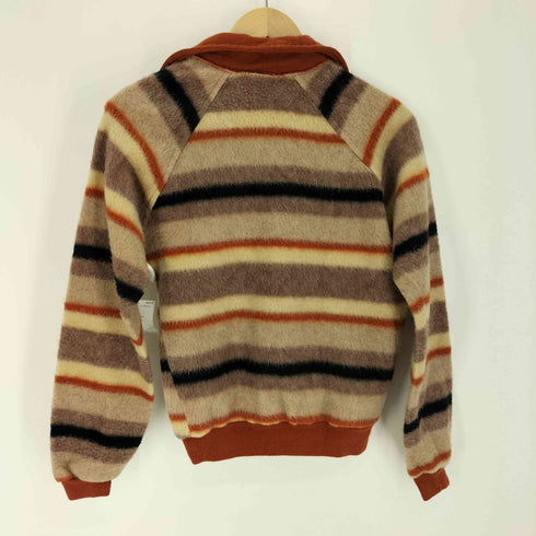 ジェーシーペニー JC Penney 70s ボーダー ラグラン シャギー スキッパー ニットシャツ レディース import:S