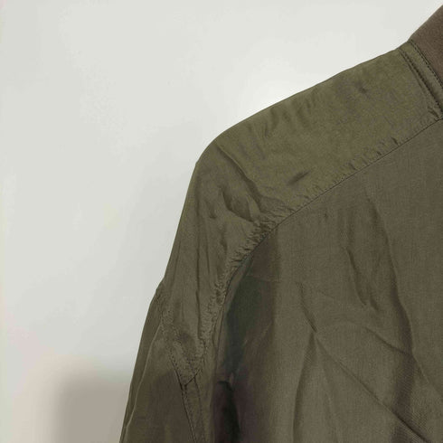 ペリーエリス PERRY ELLIS 90s シルク100 ジップアップ ブルゾン メンズ import:M