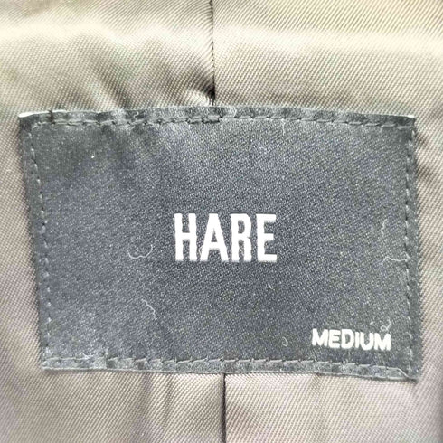ハレ HARE 尾州 ウール ヘリンボーン ツイード チェスター コート メンズ JPN:M