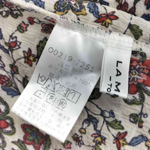 la monet フラワープリントワンピース レディース