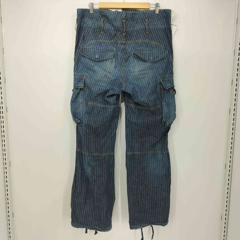 カバンドズッカ CABANE de ZUCCa 00s 04SS Y2K archive ヒッコリーストライプ 変形 パラシュートパンツ メンズ JPN:M