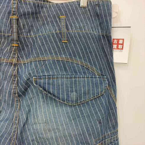 カバンドズッカ CABANE de ZUCCa 00s 04SS Y2K archive ヒッコリーストライプ 変形 パラシュートパンツ メンズ JPN:M