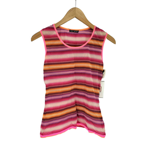 イッセイミヤケ ISSEY MIYAKE ボーダーグラデーションカットソー レディース JPN:M