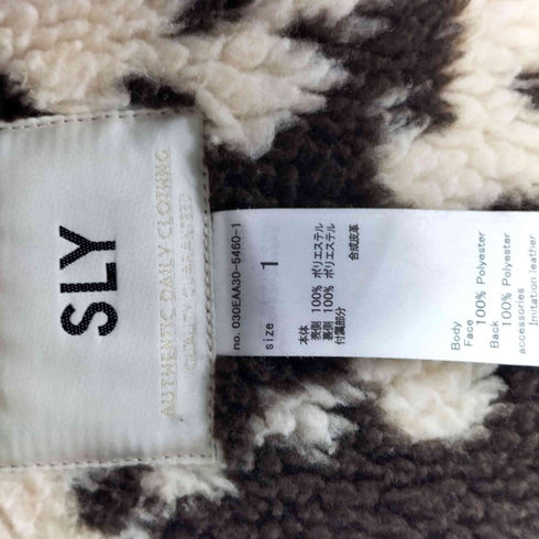 スライ SLY COW BOA OVER SIZE B-3 レディース JPN:1