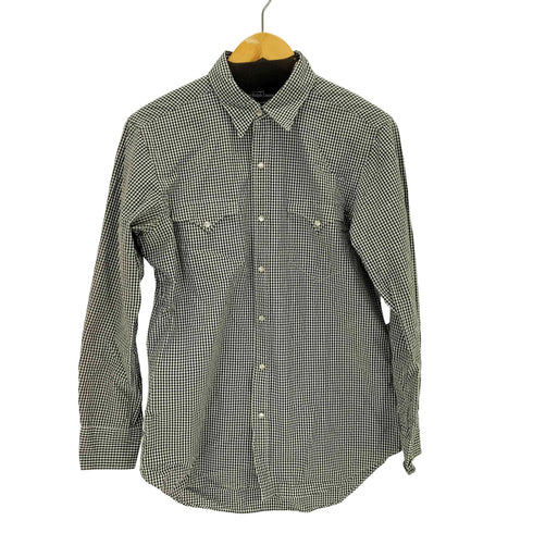 ポロバイラルフローレン Polo by RALPH LAUREN 90S WESTERN ギンガムチェックウエスタンシャツ メンズ import:M