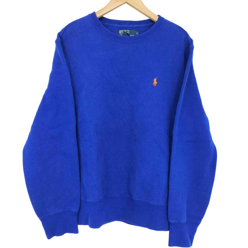 ポロバイラルフローレン Polo by RALPH LAUREN 90s ロゴ刺繍 スウェット メンズ import:S