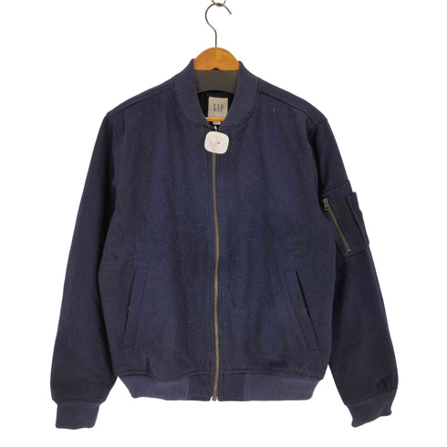 ギャップ Gap PRIMALOFT ウールボンバージャケット メンズ import:M