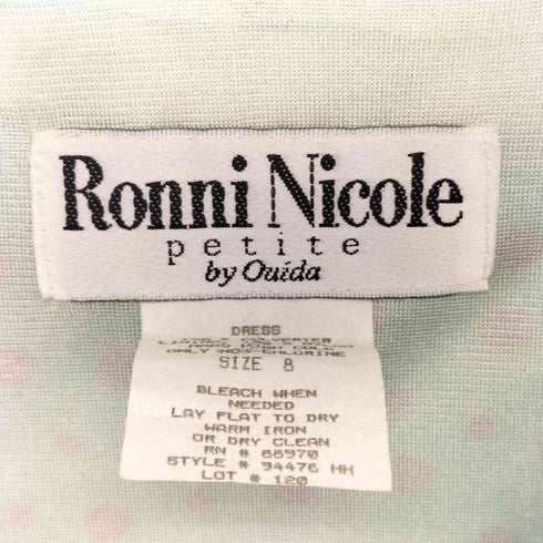 ronni nicole ドットワンピース レディース US:8