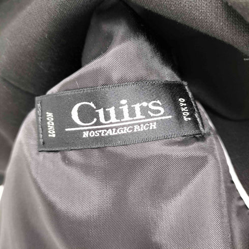 キュイー Cuirs ショートジャケット レディース