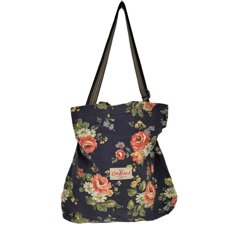 キャスキッドソン Cath Kidston キャンバスフラワーショルダーバッグ レディース