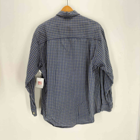 エディーバウアー Eddie Bauer 90-00S 白タグ L/S レギュラーカラーチェックシャツ メンズ import:M