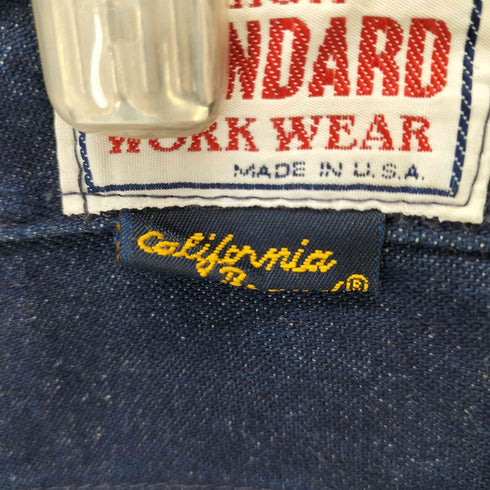 California Brand USA製 HIGH STANDARD WORK WEAR デニムパンツ メンズ 32/32