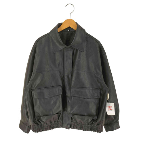 フェイクレザー ジャケット レディース JPN:L