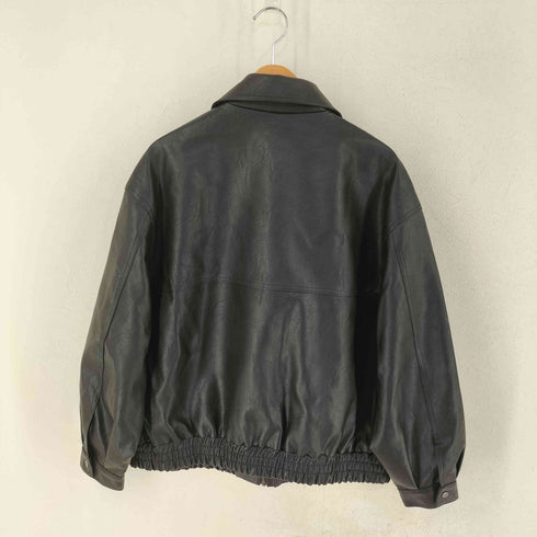 フェイクレザー ジャケット レディース JPN:L