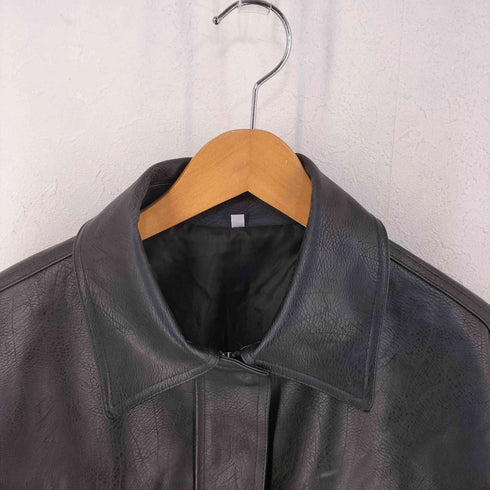 フェイクレザー ジャケット レディース JPN:L