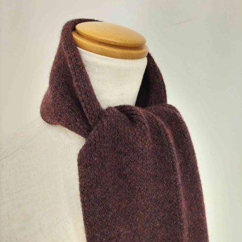 アーペーセー A.P.C. スコットランド製 ラムウール フリンジマフラー メンズ