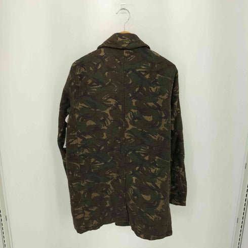 セヴシグ SEVESKIG カモフラ ナイロンコート メンズ M