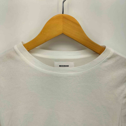 ミースロエ MIESROHE 25SS ツイスト長袖トップス クロップド カットソー プルオーバー レディース ONE SIZE