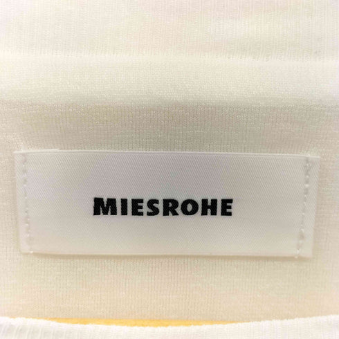 ミースロエ MIESROHE 25SS ツイスト長袖トップス クロップド カットソー プルオーバー レディース ONE SIZE