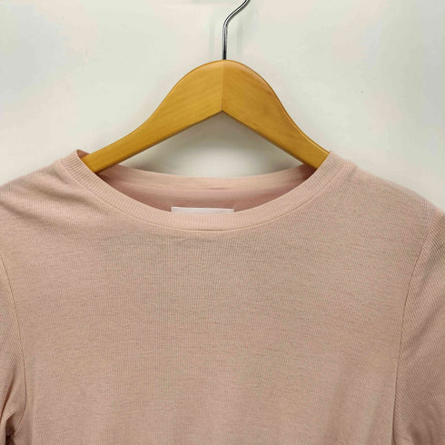 ミースロエ MIESROHE 25SS ツイスト長袖トップス クロップド カットソー プルオーバー レディース ONE SIZE