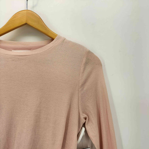 ミースロエ MIESROHE 25SS ツイスト長袖トップス クロップド カットソー プルオーバー レディース ONE SIZE