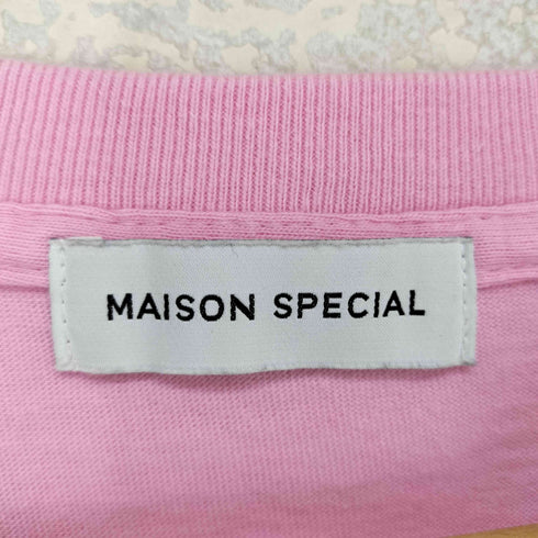 メゾンスペシャル MAISON SPECIAL スパイラルロゴキラキラ S/S Tシャツ レディース F