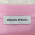 メゾンスペシャル MAISON SPECIAL スパイラルロゴキラキラ S/S Tシャツ レディース F