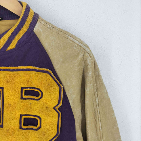 バトウィン BUTWIN 60-70s 本革 ウール スタジャン メンズ 40