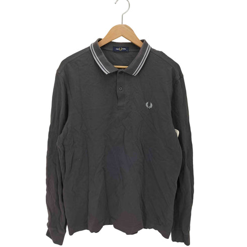 フレッドペリー FRED PERRY 鹿の子 長袖 ポロシャツ メンズ JPN:XL