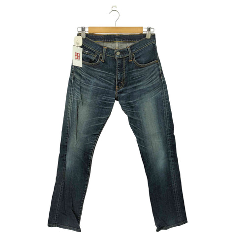 リーバイス Levis Lot705 革パッチ ジップアップ ストレッチ ストレート デニムパンツ レディース 28