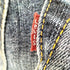 リーバイス Levis Lot705 革パッチ ジップアップ ストレッチ ストレート デニムパンツ レディース 28