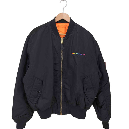 アルファインダストリーズ ALPHA INDUSTRIES 刺しゅう ma-1 フライトジャケット メンズ JPN:XL
