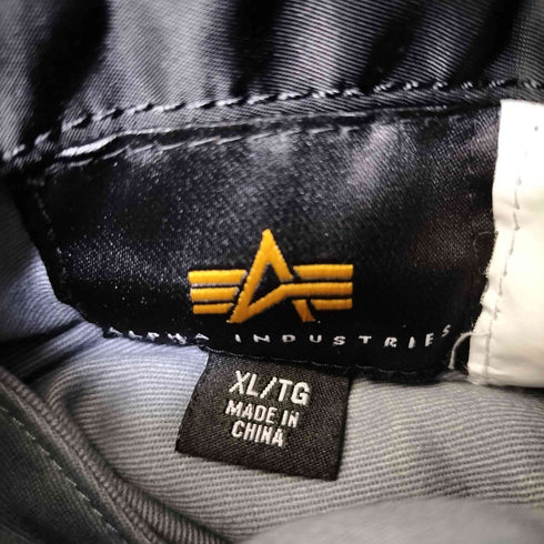 アルファインダストリーズ ALPHA INDUSTRIES 刺しゅう ma-1 フライトジャケット メンズ JPN:XL