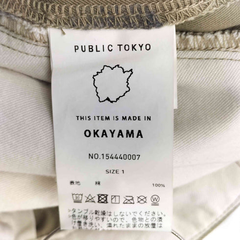 パブリックトウキョウ PUBLIC TOKYO バレルレッグイージー メンズ JPN:1