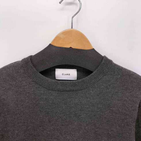 クラネ CLANE CLANE BACK SHOULDER FRILL KNIT TOPS レディース JPN:2
