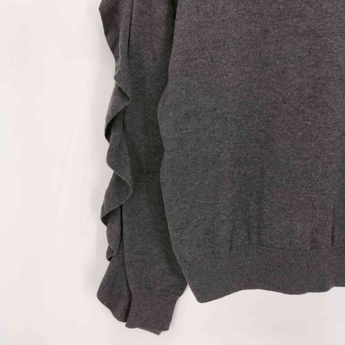 クラネ CLANE CLANE BACK SHOULDER FRILL KNIT TOPS レディース JPN:2