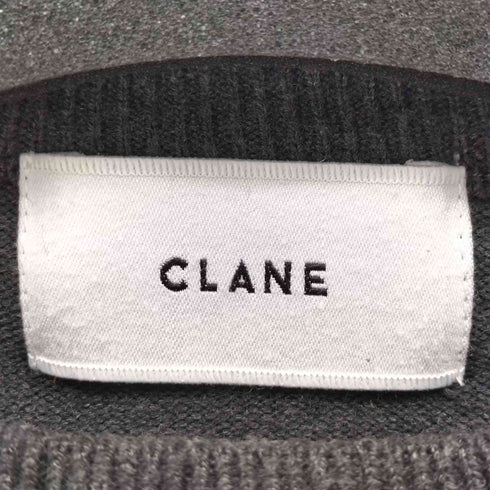 クラネ CLANE CLANE BACK SHOULDER FRILL KNIT TOPS レディース JPN:2