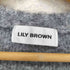リリーブラウン Lily Brown シャギーニットカーディガン レディース ONE SIZE